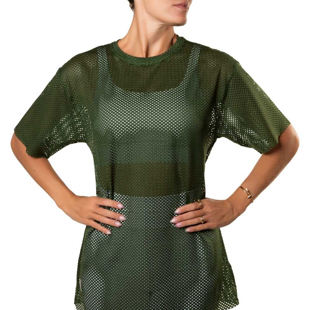 T-Shirt Tela Verde Militar