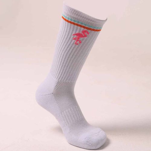 Meia Cano Longo Sport Glossy Branco