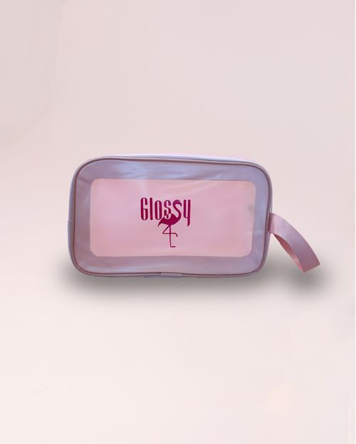 Necessaire Pvc Impermeavel Rosa